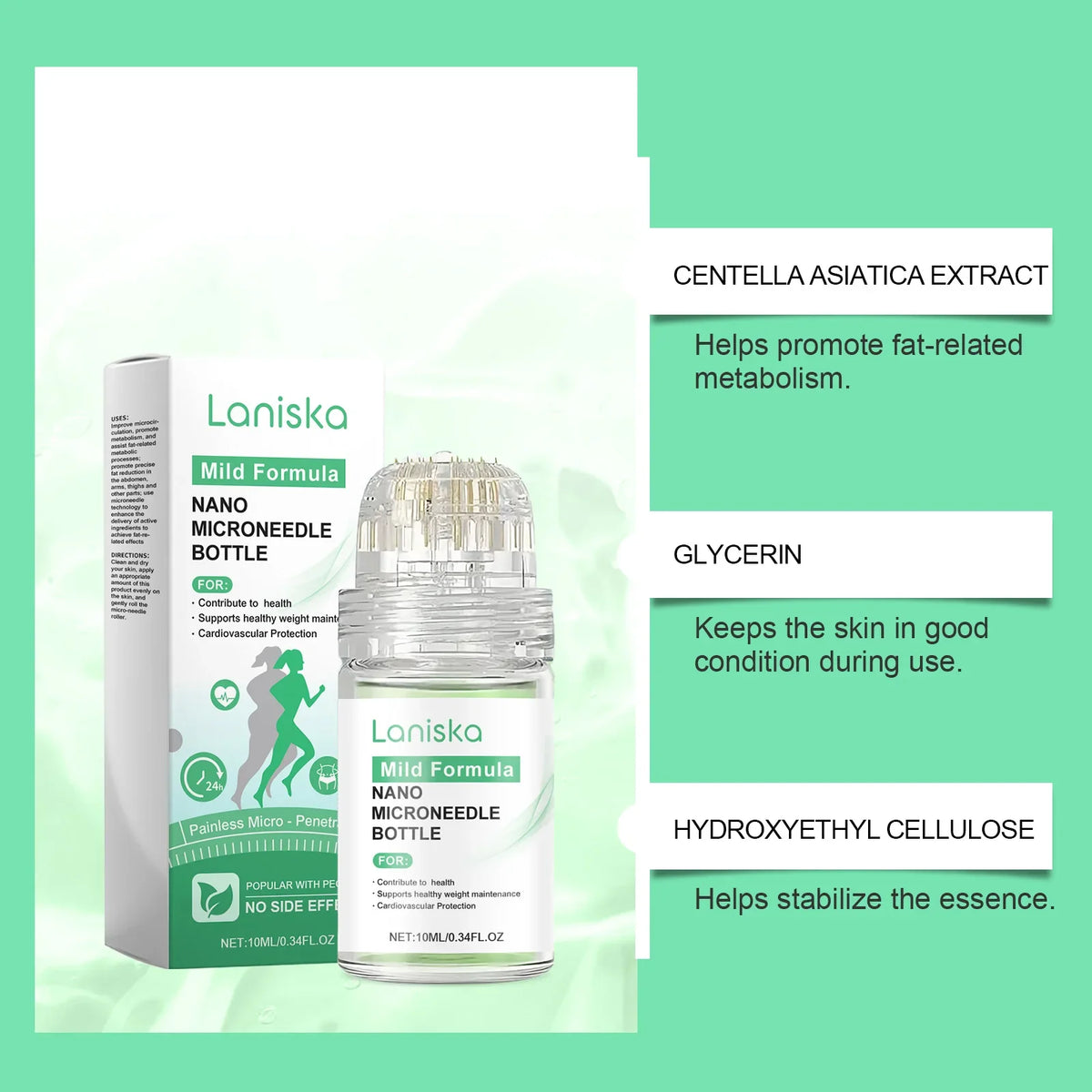 Laniska Body Roller Serum – Hydrating & Firming Skin Serum