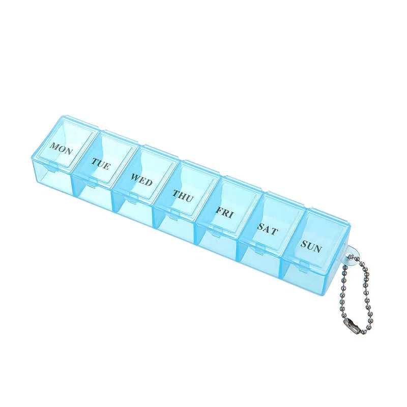 7 Days Pill Medicine Box Weekly Tablet Holder Storage Organizer