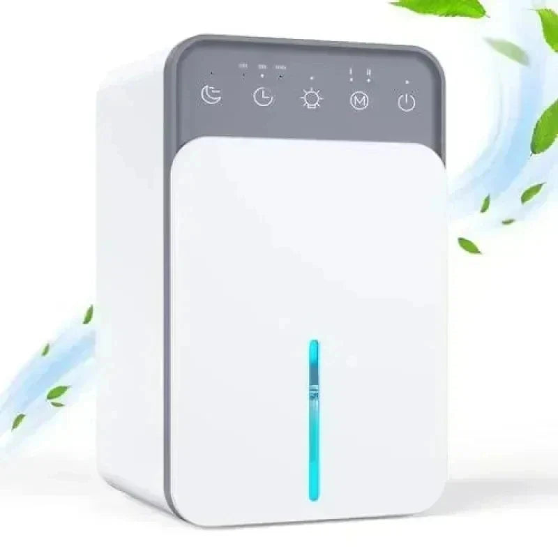 HOMEFISH Portable Mini Dehumidifier 1500ml Auto-Off Silent