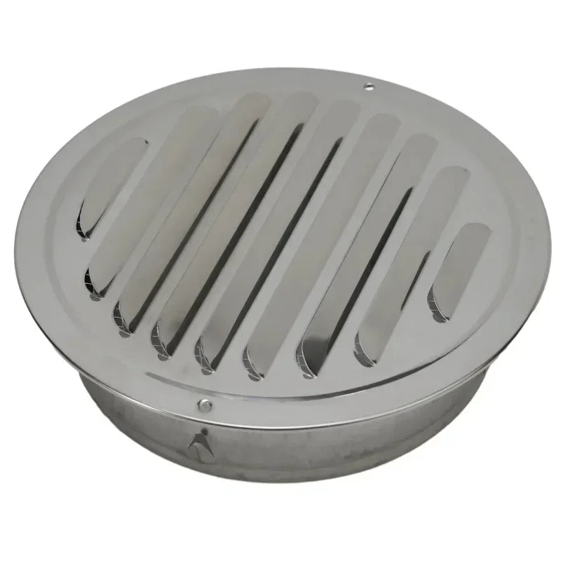 Stainless Steel Round Air Vent Grille Cover | 70–300mm Sizes