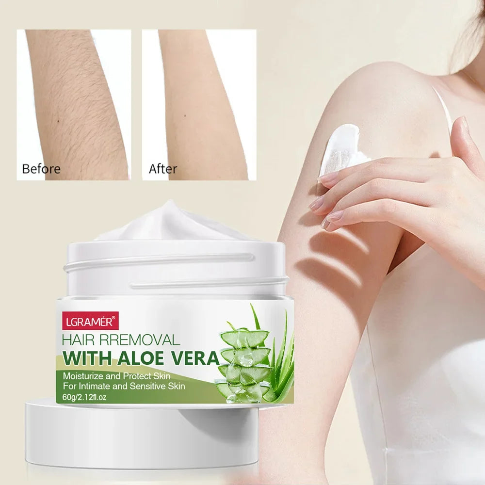 REAROYA Painless Hair Removal Cream – Body, Face & Underarm