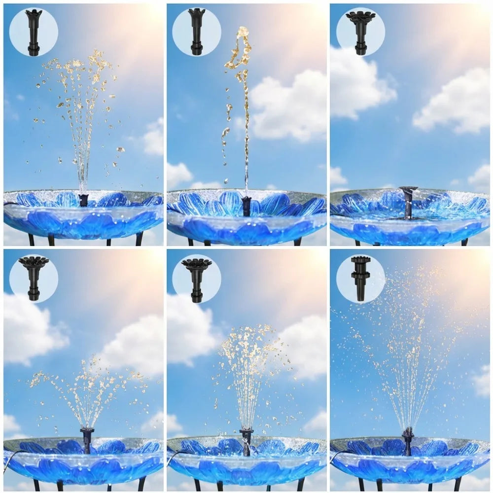 Solar Fountain Pump 3.5W – 16 Nozzles for Garden & Bird Bath