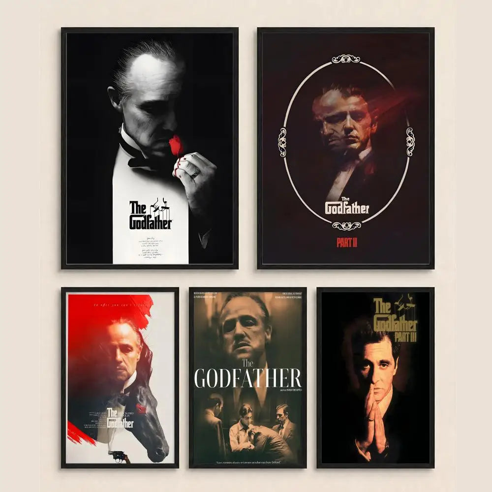 The Godfather Movie Poster – HD Wall Art for Home & Bar Decor