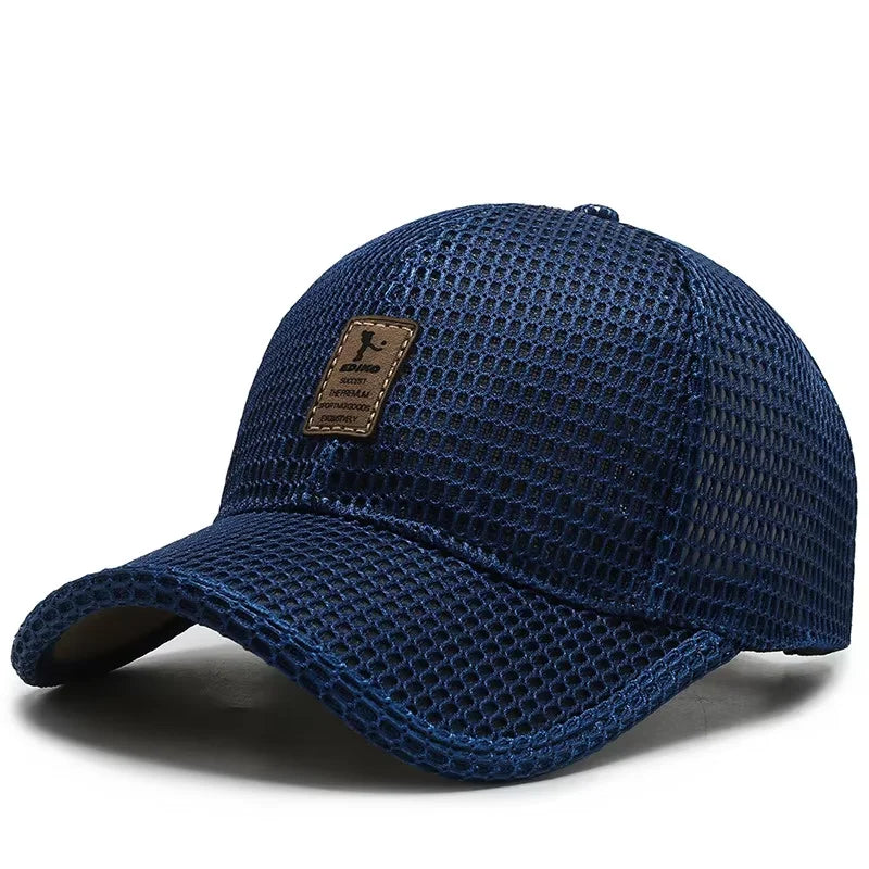 Breathable Mesh Baseball Cap Adjustable Quick-dry Trucker Hat Men
