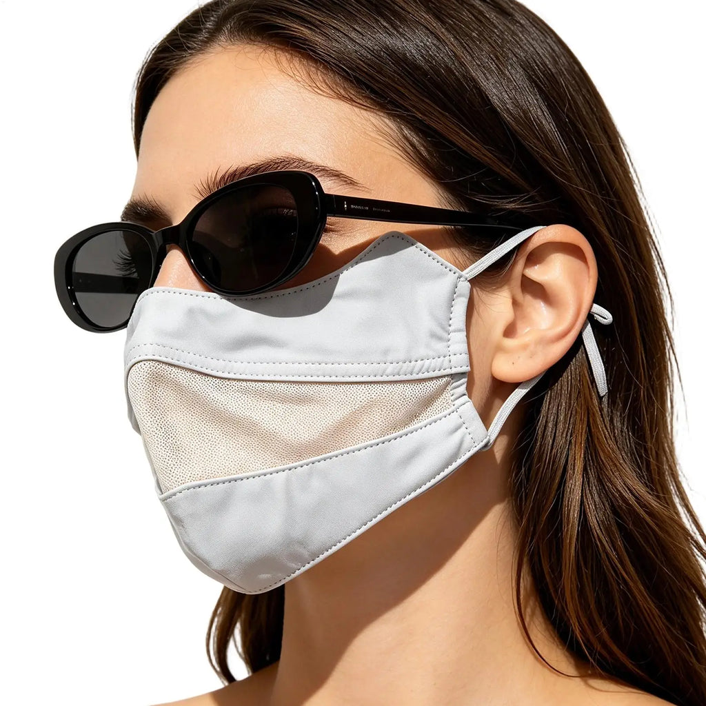 Ice Silk UPF 50 Face Cover – Cooling UV Sun Protection Mask