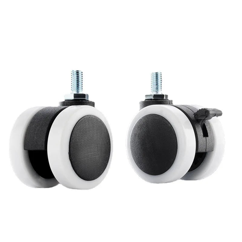 1.5" Soft Mute Office Chair Caster Replacement Wheels | Heavy Duty