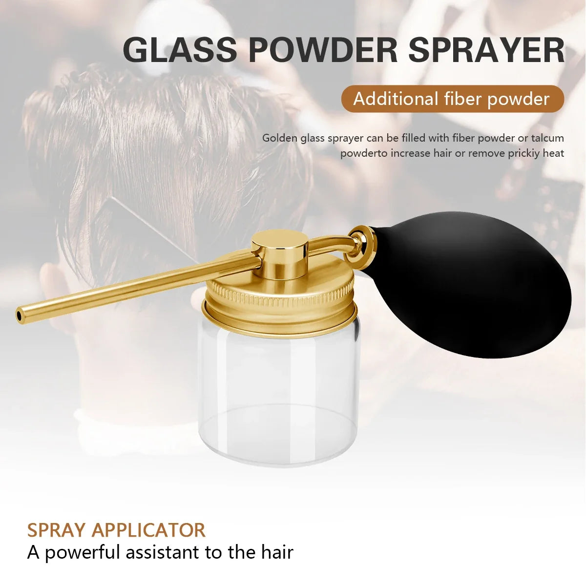 Refillable Hair Powder Spray Applicator | Fiber Sprayer Tool