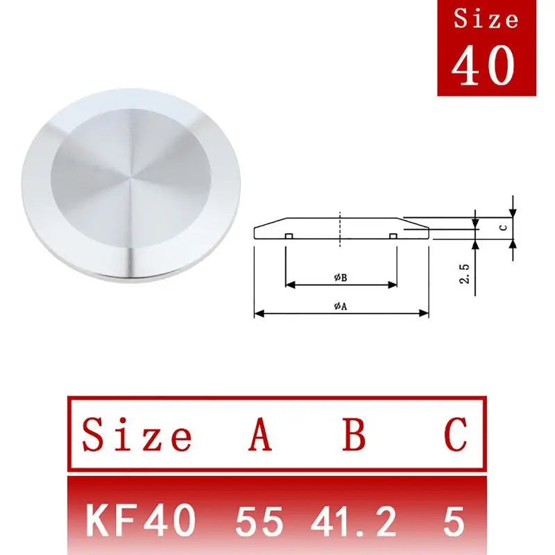KF Vacuum End Cap SUS 304 Stainless Steel Sanitary Pipe Fitting