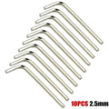 10-Piece L-Type Short Arm Hex Wrench Set – Allen Keys 1.5–6mm