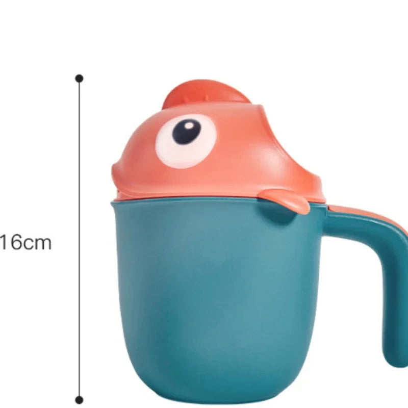 Cute Shark Baby Shower Water Scoop Kids Head Rinse Cup Cartoon