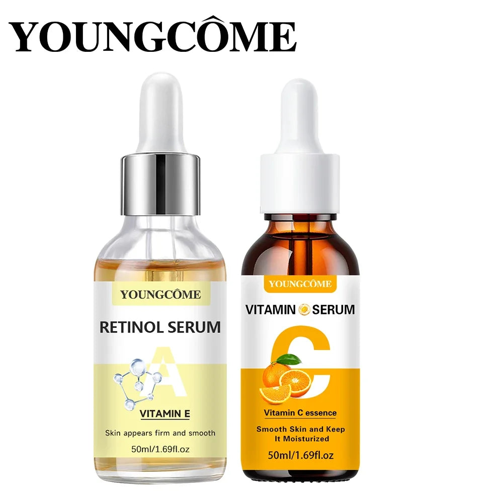 YOUNGCOME Vitamin C Serum Retinol Face Brightening Hydrating Anti