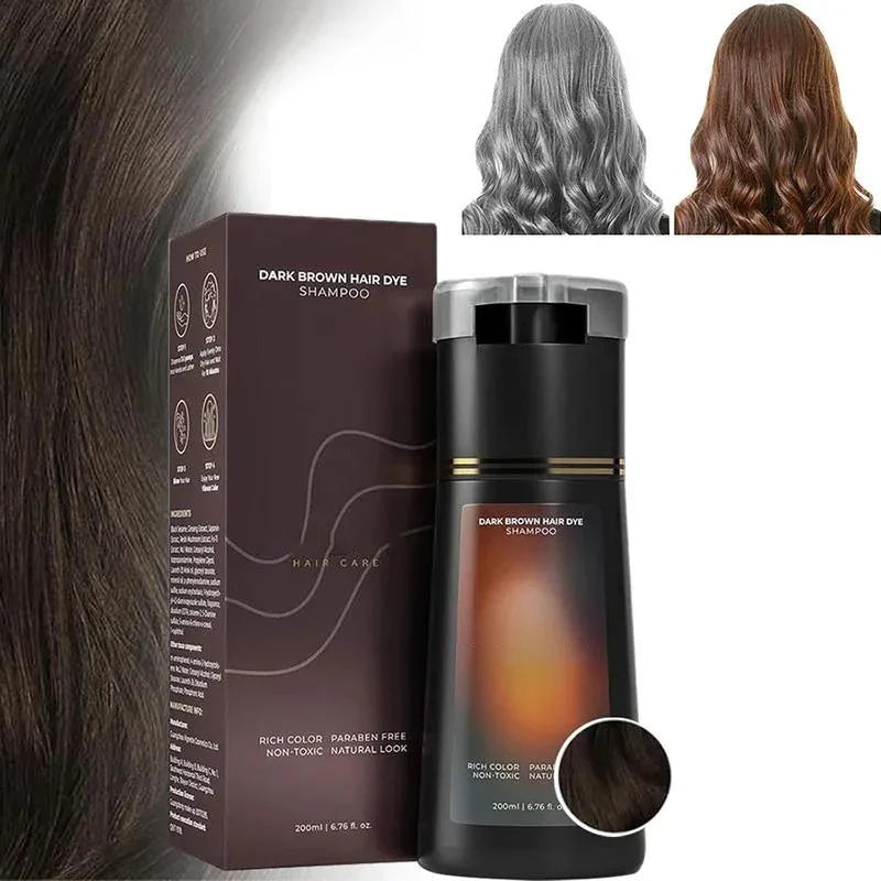 3-in-1 Hair Dye Shampoo – Color, Nourish & Oil Control