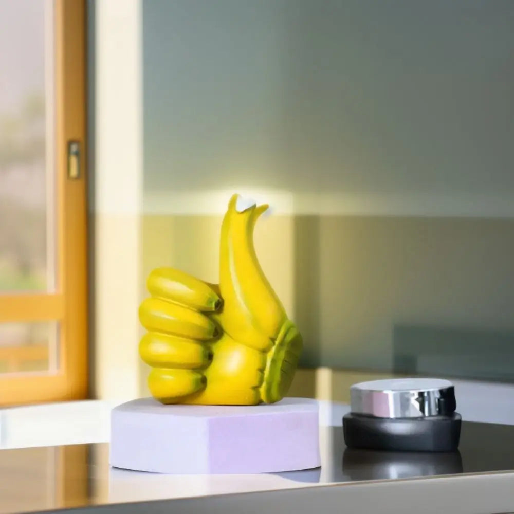 Creative Banana Points Like Hand Resin Crafts Decoration Home Decor