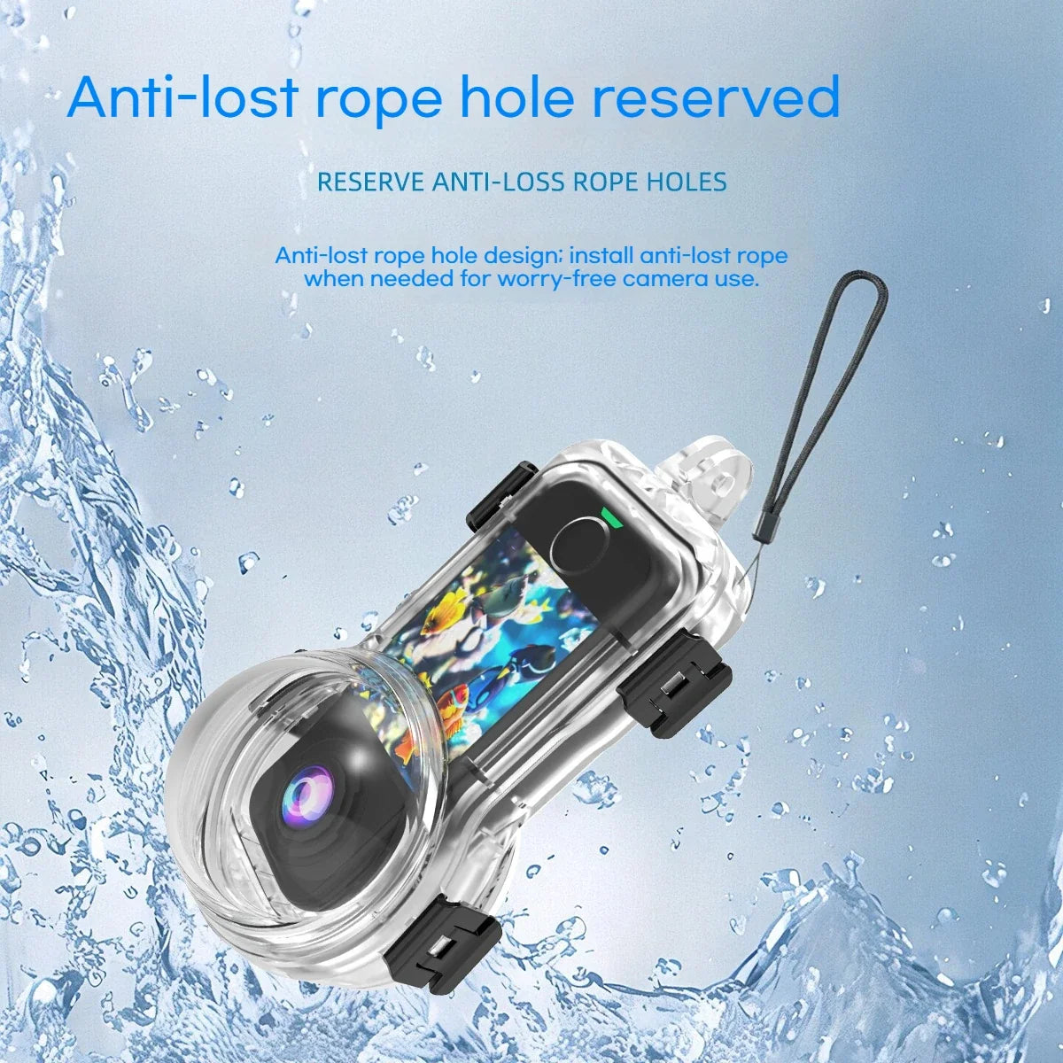 Insta360 X4 Air Waterproof Dive Housing – 50m Anti-Fog Case