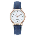 Women's Diamond-Studded Luminous Retro Quartz Watch | Leather Strap