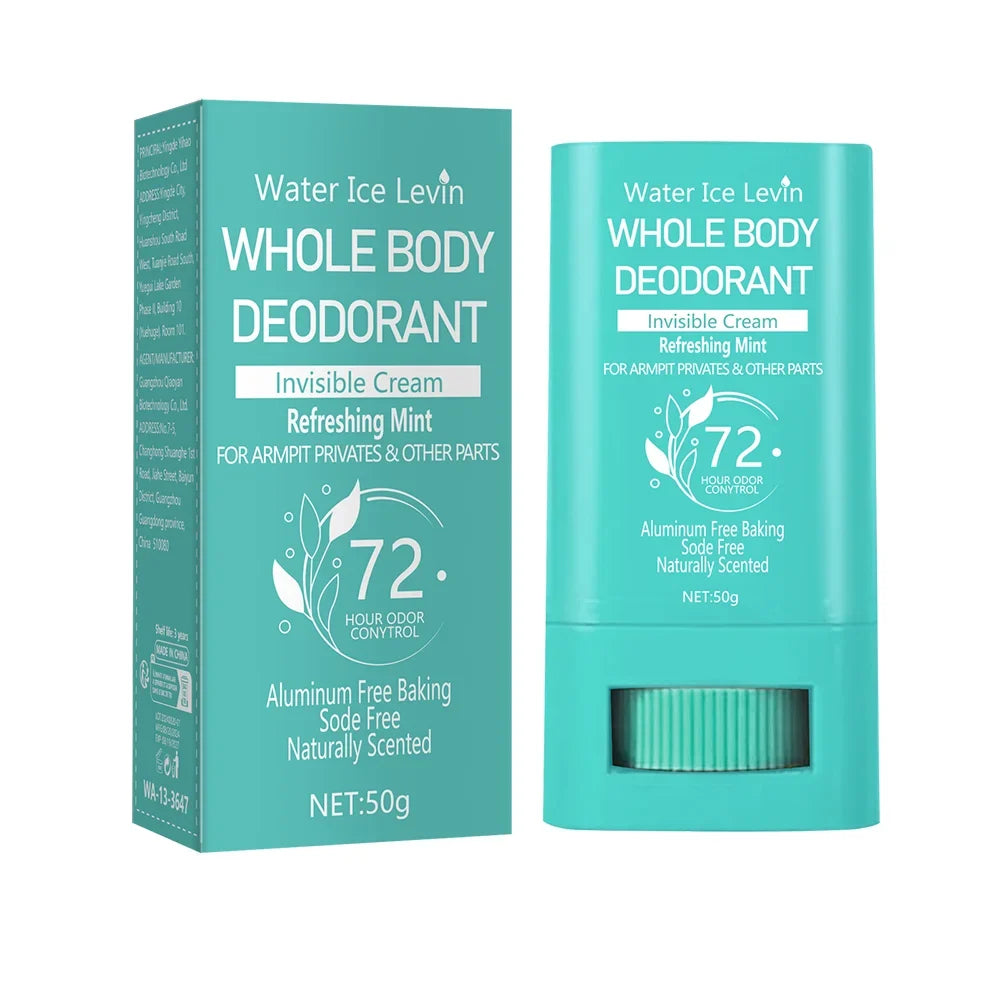Invisible Whole Body Deodorant Cream Stick – Unisex 50g