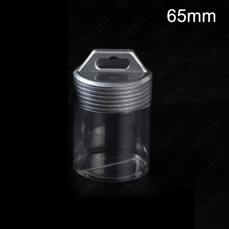 Modular Transparent Plastic Storage Bottles for Small Parts
