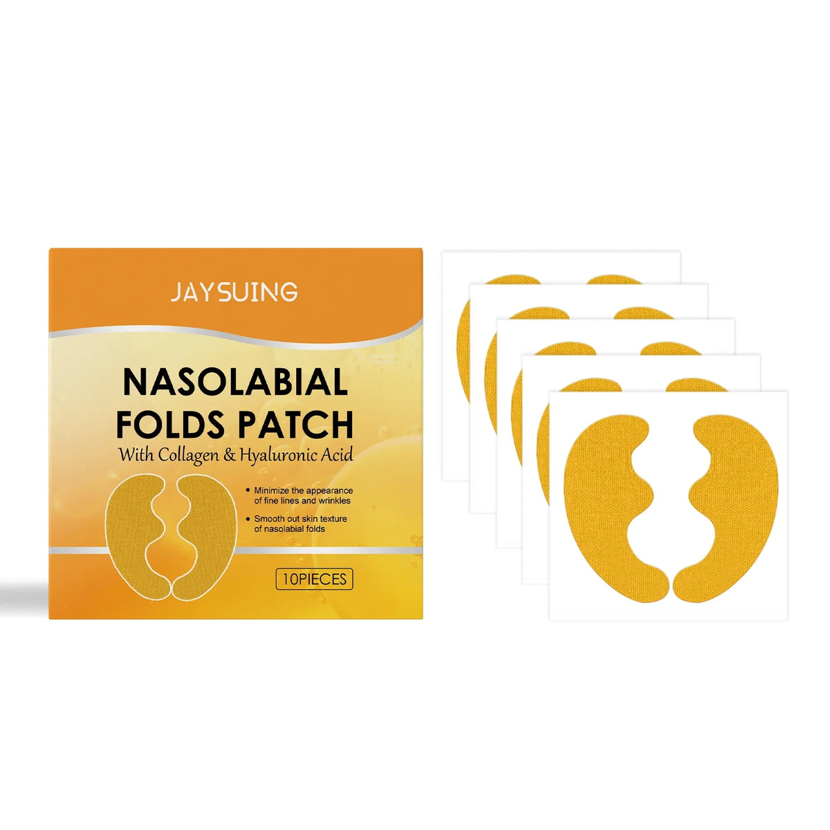 Hyaluronic Collagen Gel Wrinkle Patches – Firming Face Stickers 10pc