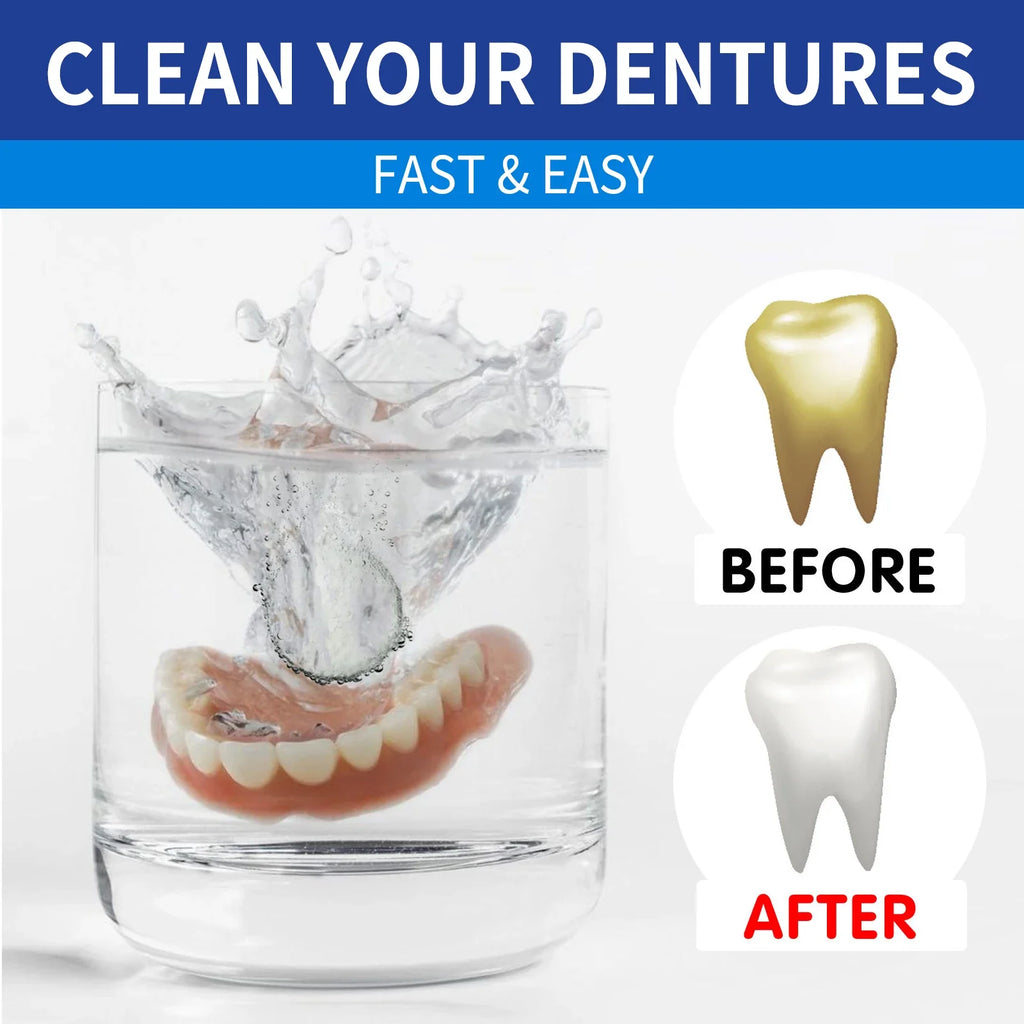 100 Denture Cleaning Tablets | Retainer & Night Guard Cleaner