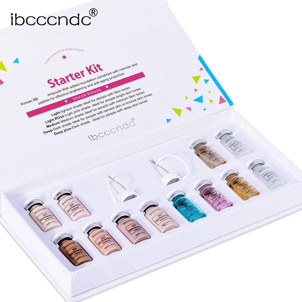 K-Beauty BB Cream & Gold Serum Kit – Niacinamide & Peptide
