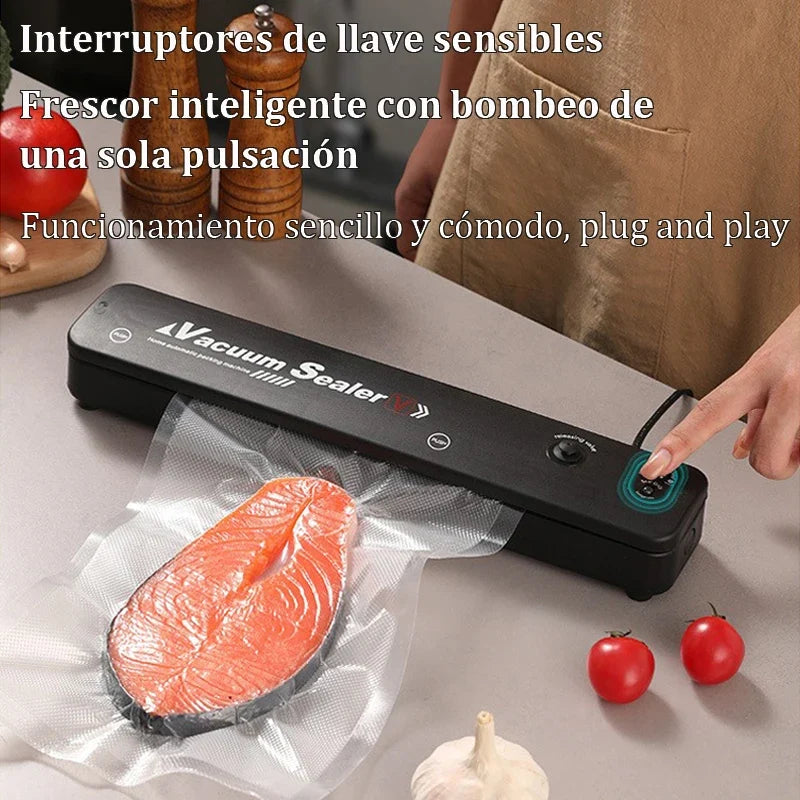 HOMEFISH Electric Vacuum Sealer Machine with Bags | Food Saver