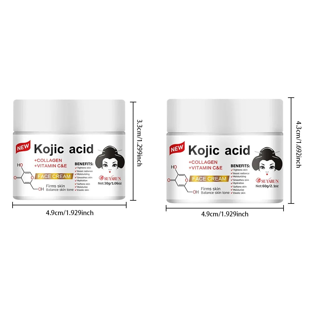 SUYARUN Kojic Acid Brightening Cream | Propolis & Vitamin E