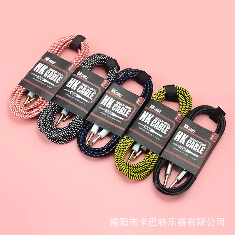 Electric Guitar Cable Wire Cord 3m No Noise Shielded Bass Amplifier