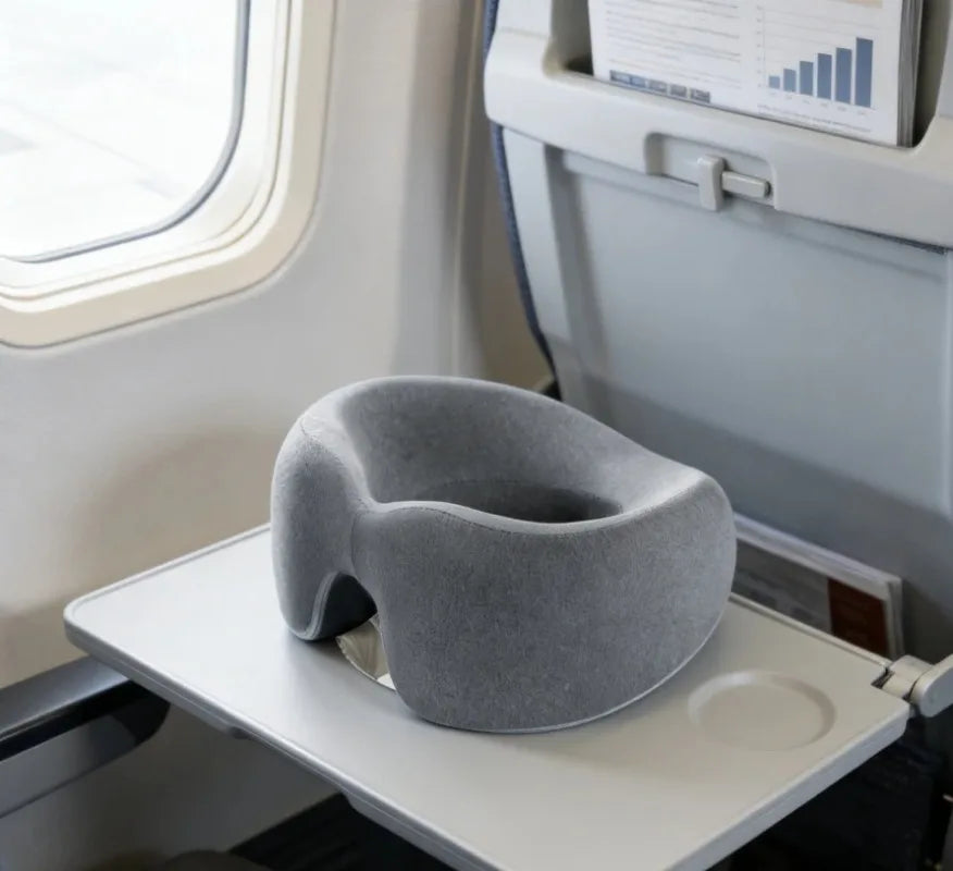 Memory Foam Face-Down Pillow | Ergonomic Prone Headrest