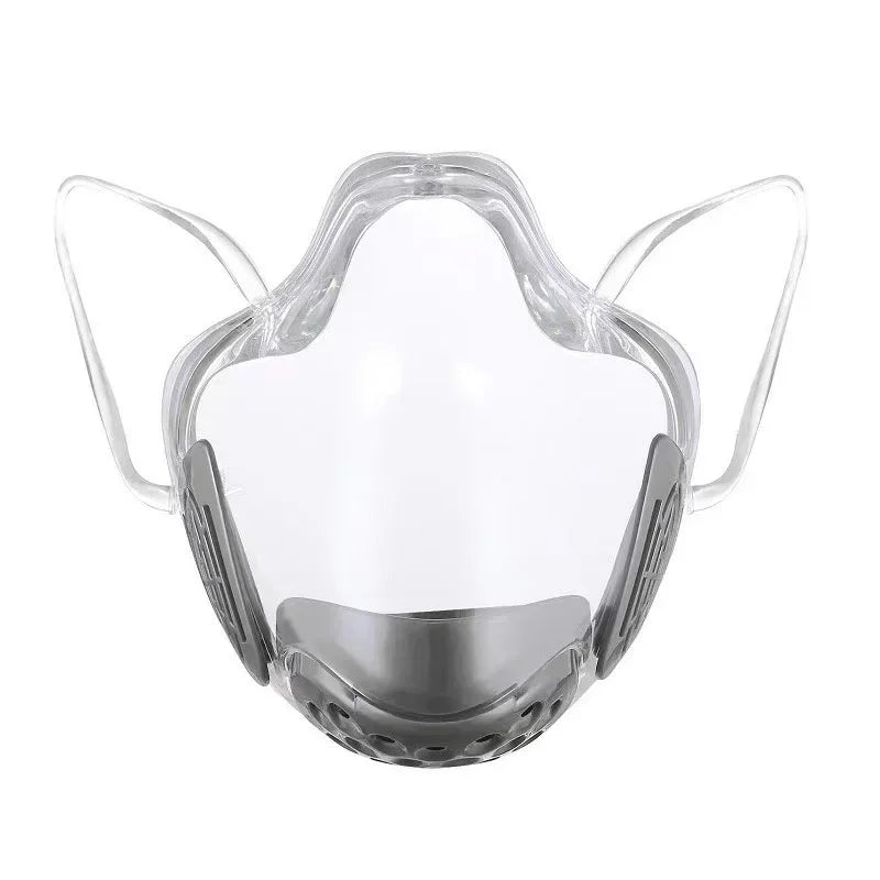 Transparent Face Shield Mask – Anti-Fog Dustproof Mouth Cover