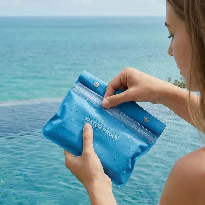 Waterproof Phone Pouch Waist Pack – Touchscreen Dry Bag
