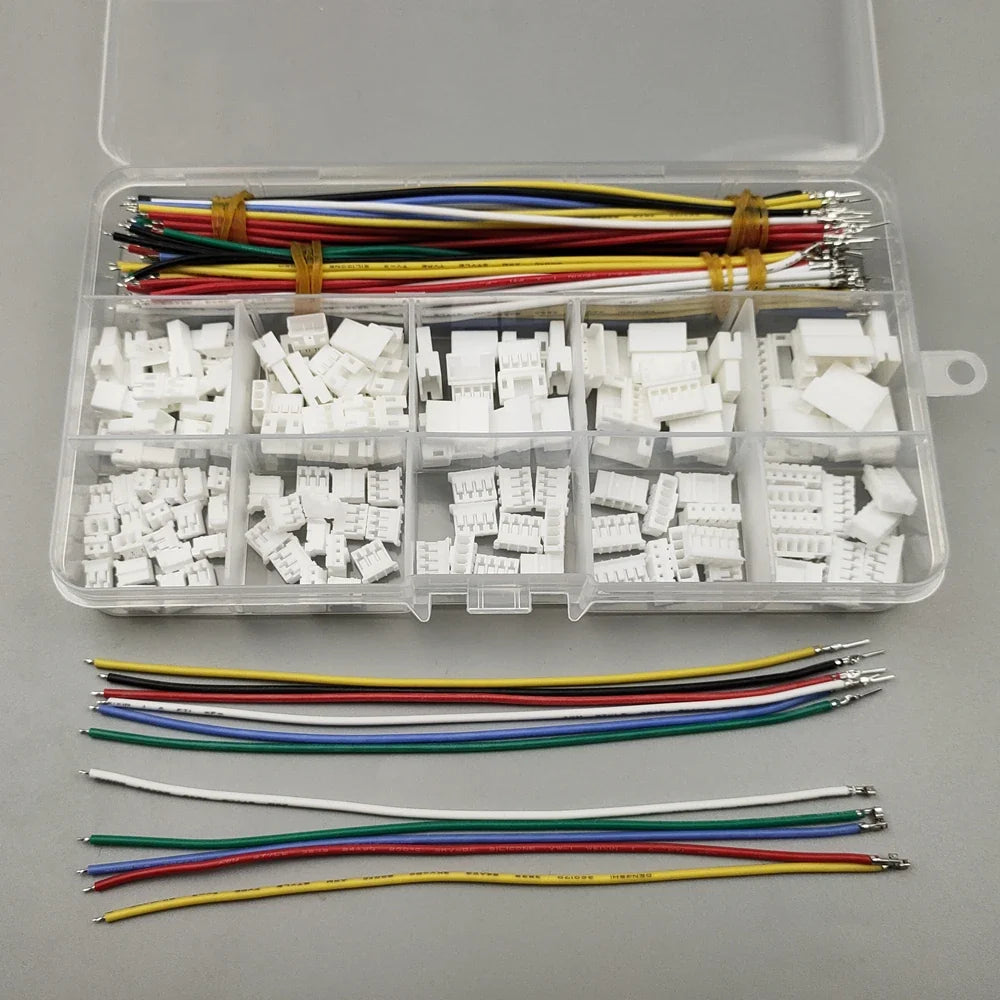 JST PH Connector Male Female Pre-crimped 24AWG Silicone Cable Battery