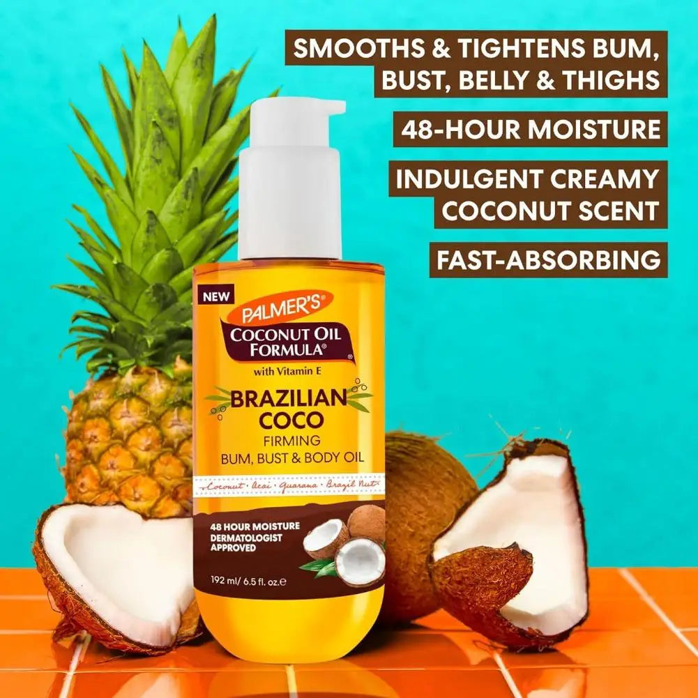 Brazilian Coconut & Vanilla Firming Body Oil – 192ml
