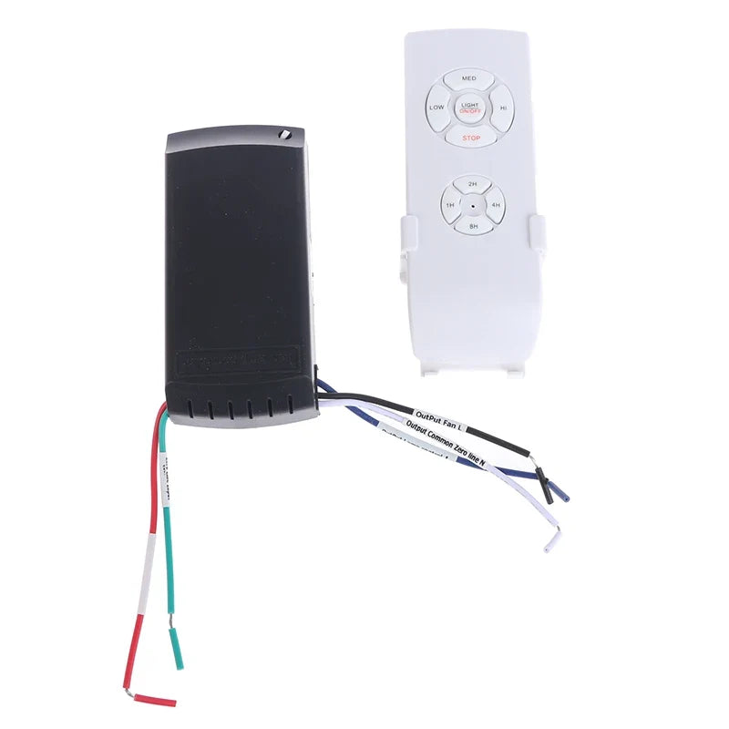 Universal Ceiling Fan Remote Control Kit – Speed & Timer