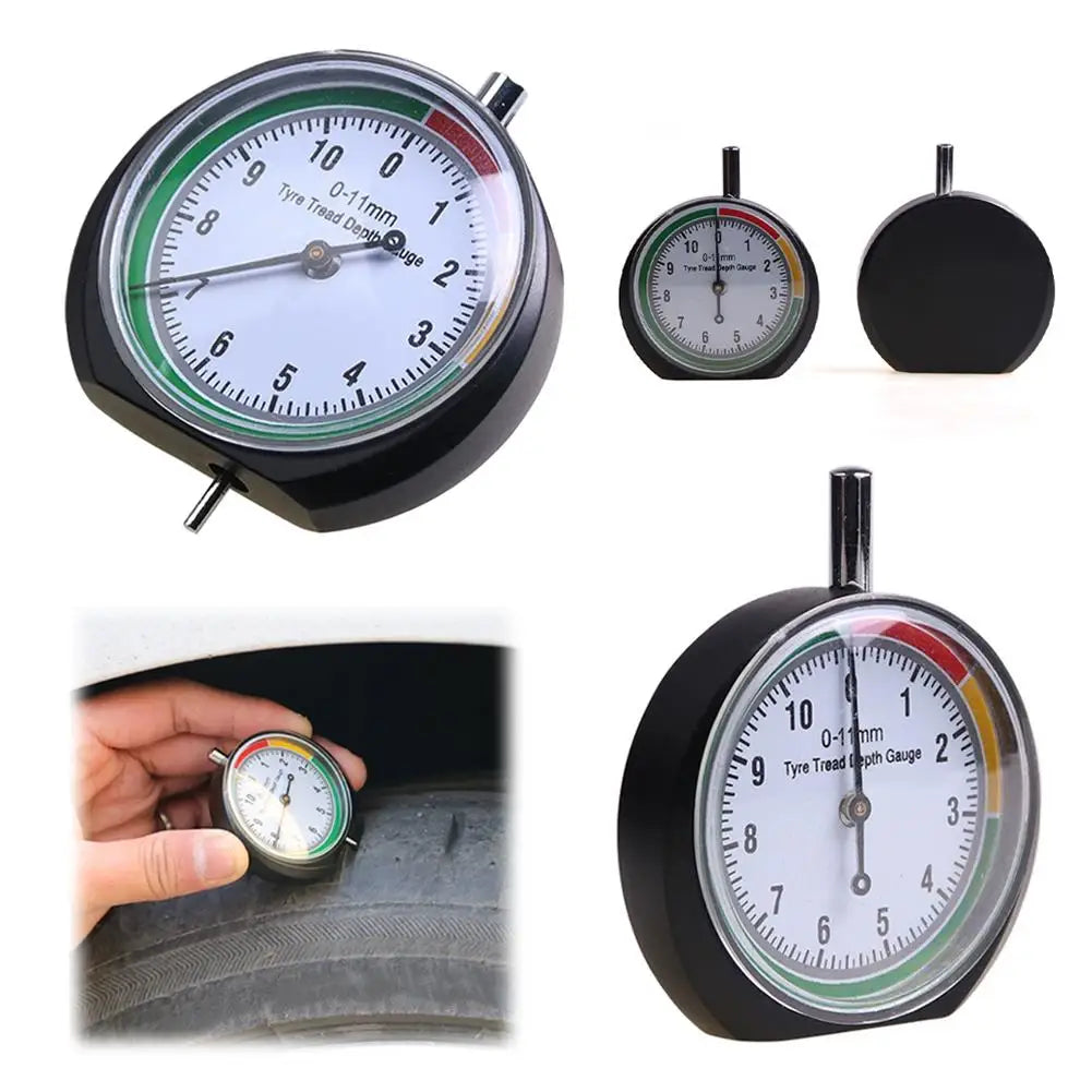 Car Tire Tread Depth Gauge 0- Accuracy Meter Measure Tool Ire Wear