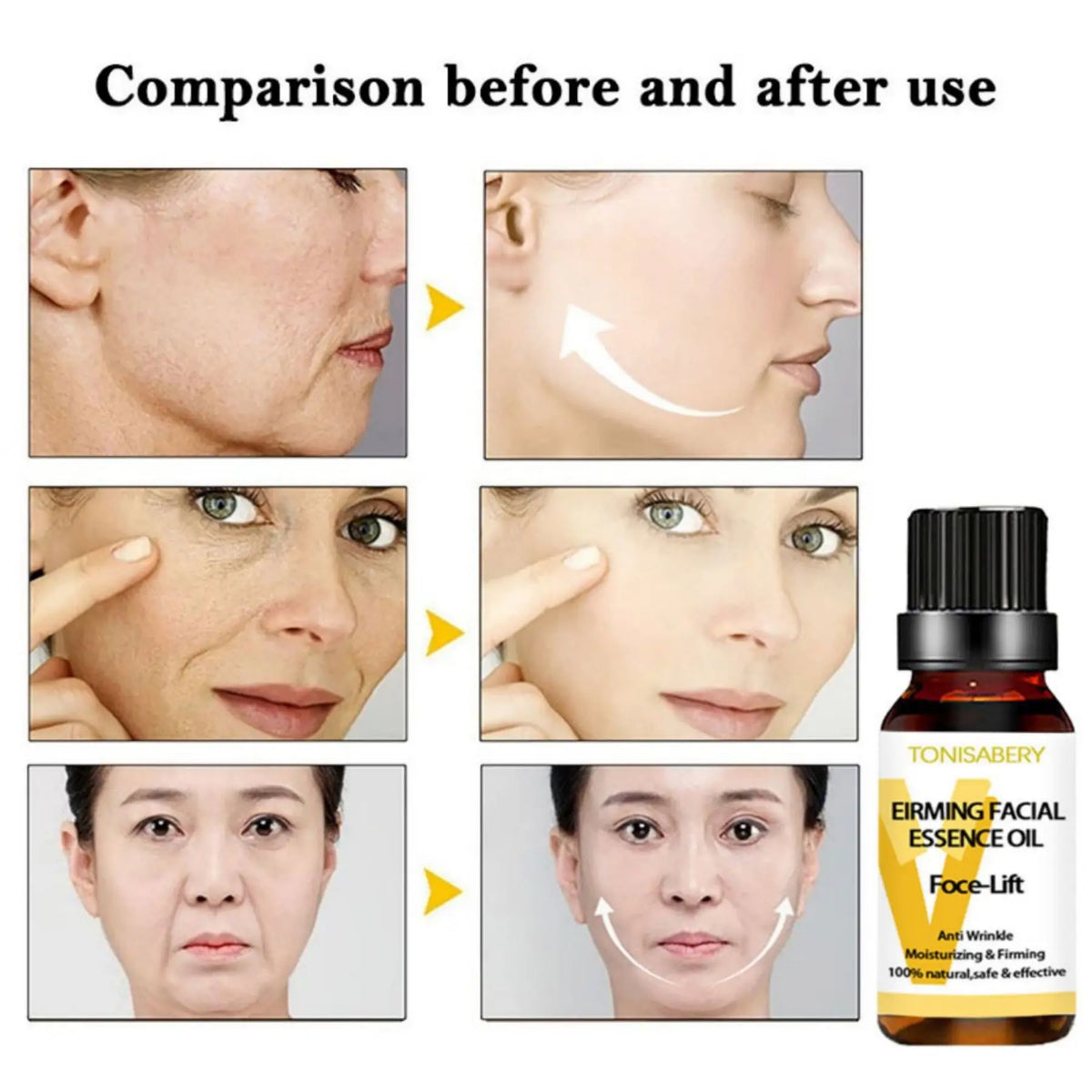 Anti Wrinkle Essence Instant Slimming Face Oil V Essential Oils