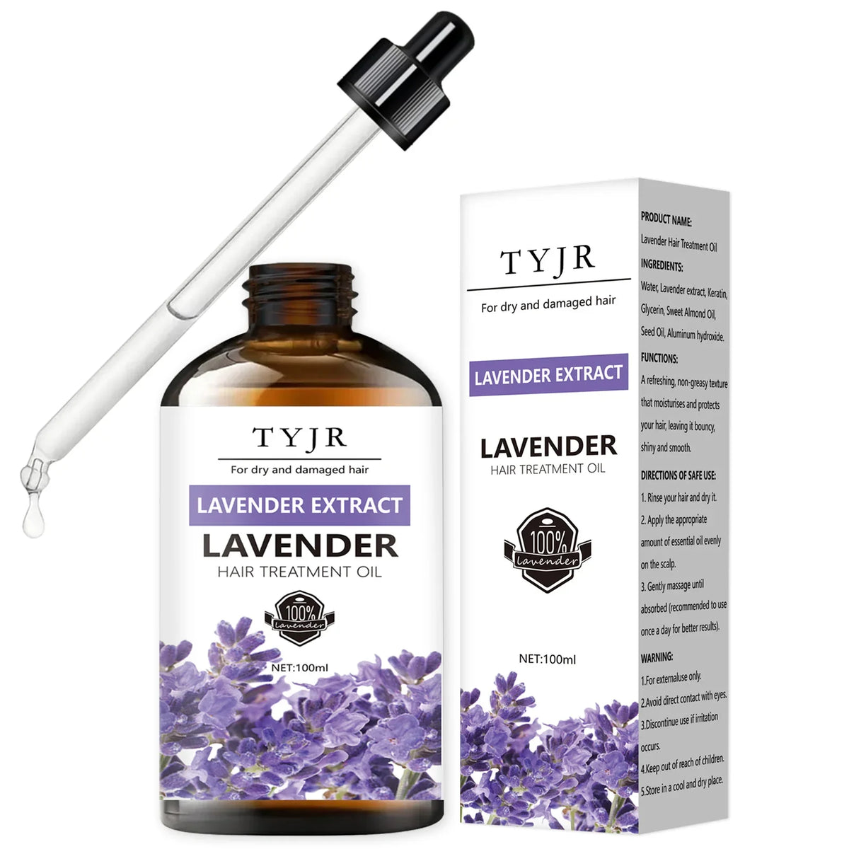 Pure Lavender Essential Oil – Skin, Massage, Hair & Diffuser