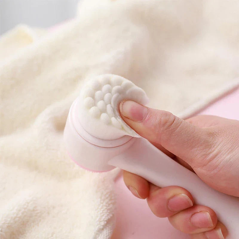 Double-Sided Silicone Facial Cleansing Brush & Exfoliator