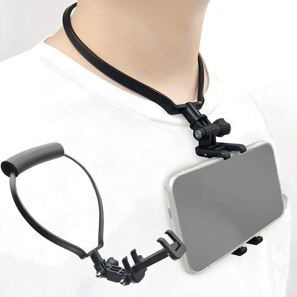 Hands-Free Neck Phone Holder & GoPro Mount | VeFly