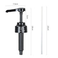 10ml Syrup Pump Dispenser for Coffee, Juice & Bottles – Black