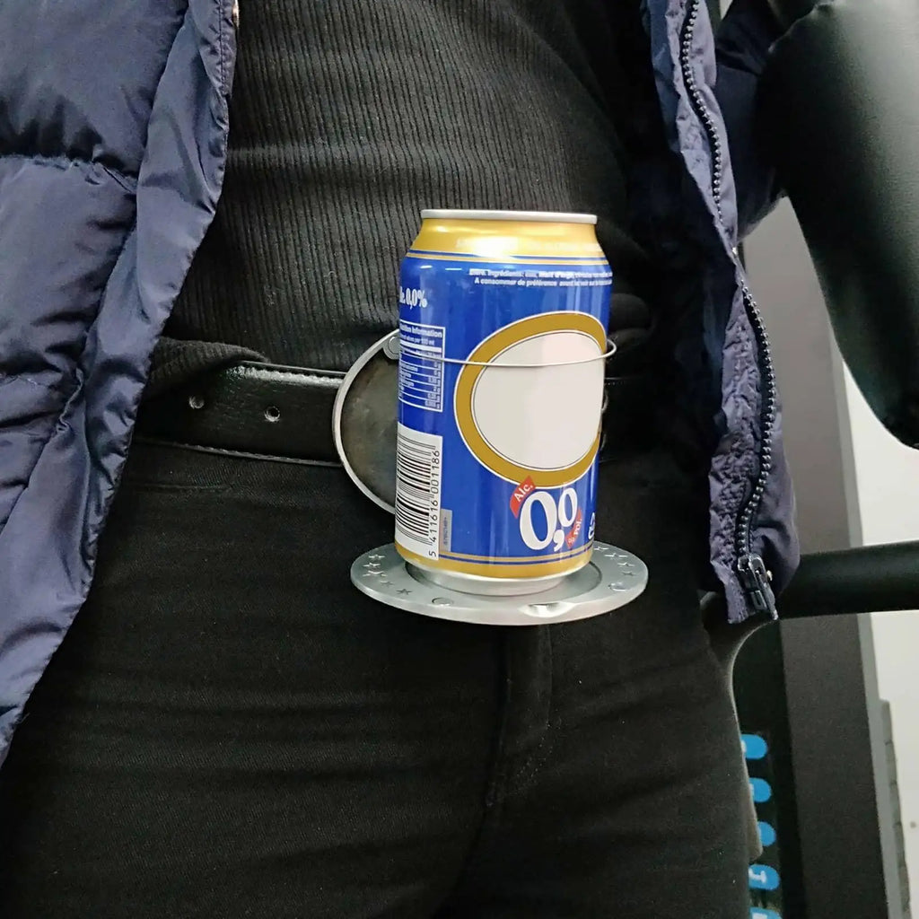 Zinc Alloy Beer Belt Buckle – Hands-Free Bottle Holder
