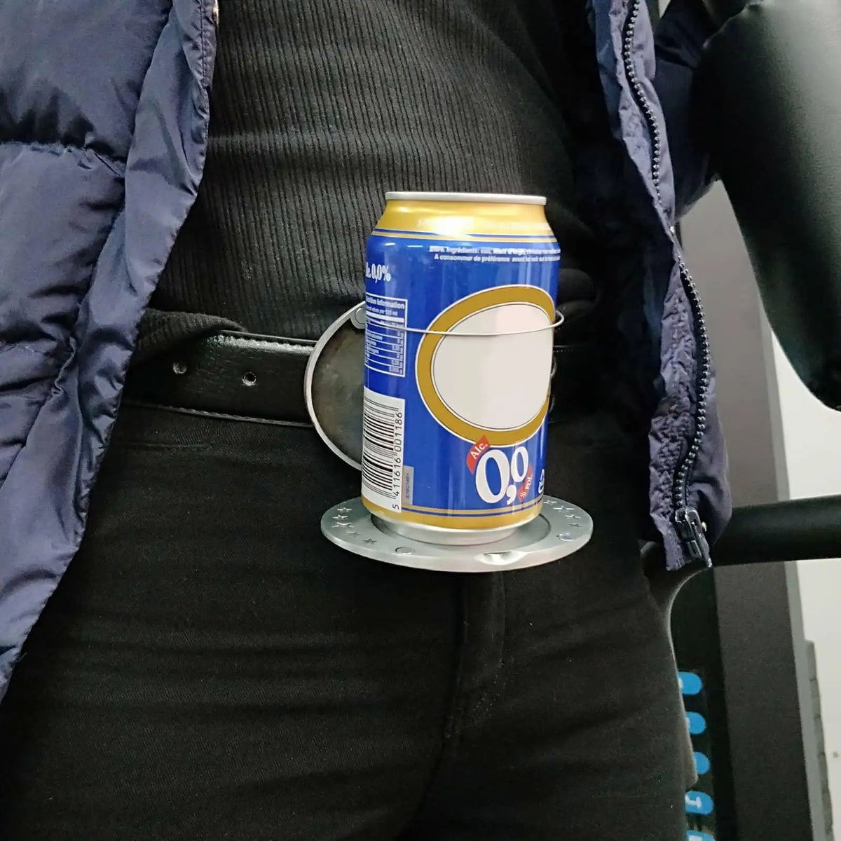 Zinc Alloy Beer Belt Buckle – Hands-Free Bottle Holder