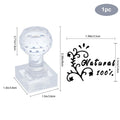 Acrylic Lotus Flower Soap Stamp – 1.3" DIY Imprint Mold