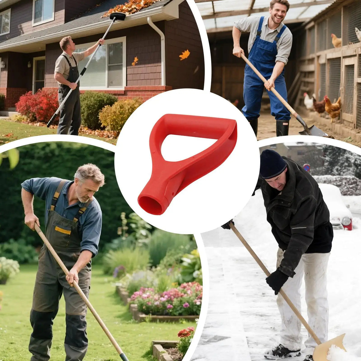 Ergonomic D-Grip Shovel Handle Replacement | Garden & Yard