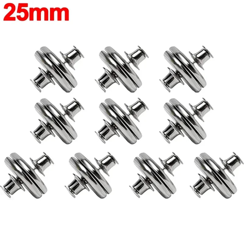1-10Pairs Curtain Magnetic Button Nail Detachable Window Close Magnet