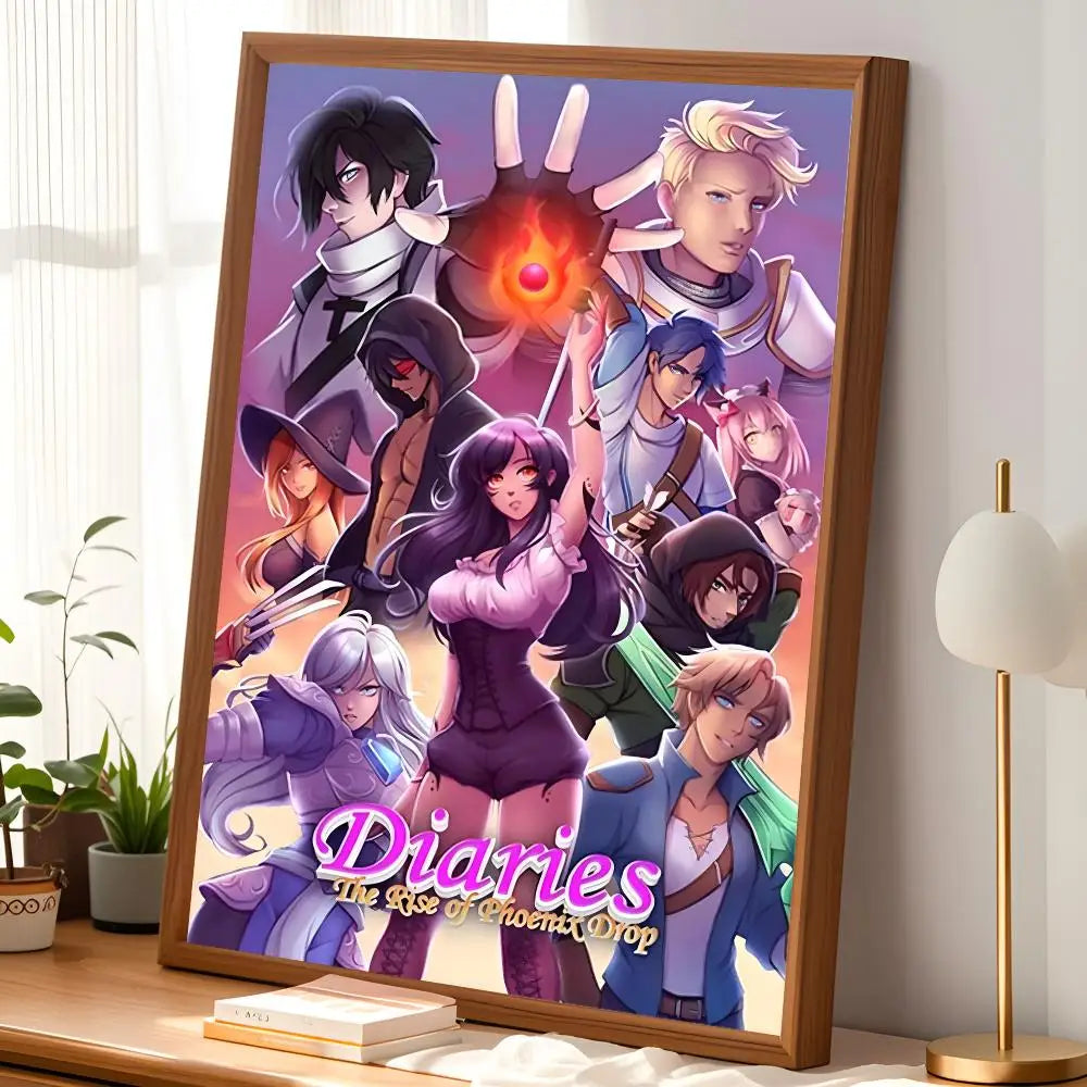 Aphmau Self-Stick HD Wall Art Poster – Waterproof Room Decor