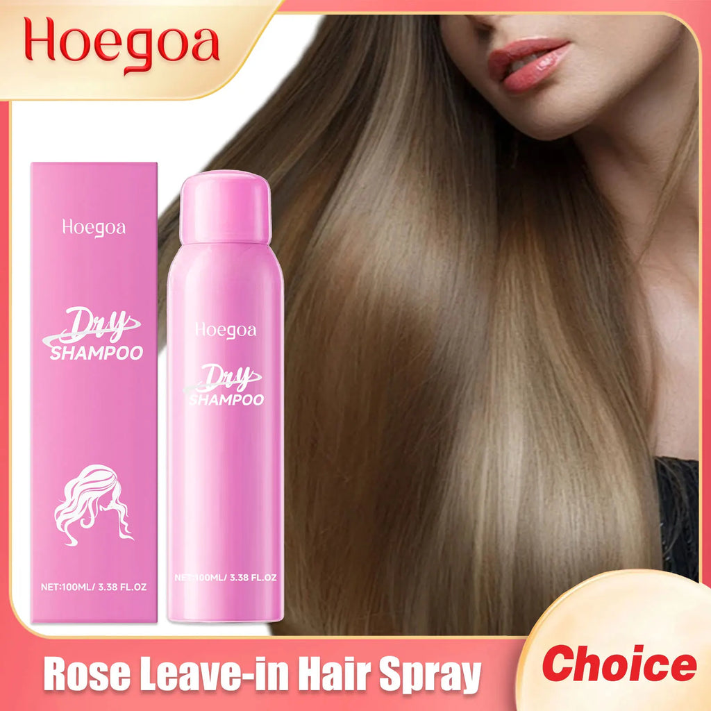 HOEGOA Rose Leave-In Hair Spray – No-Wash Conditioner 100ml