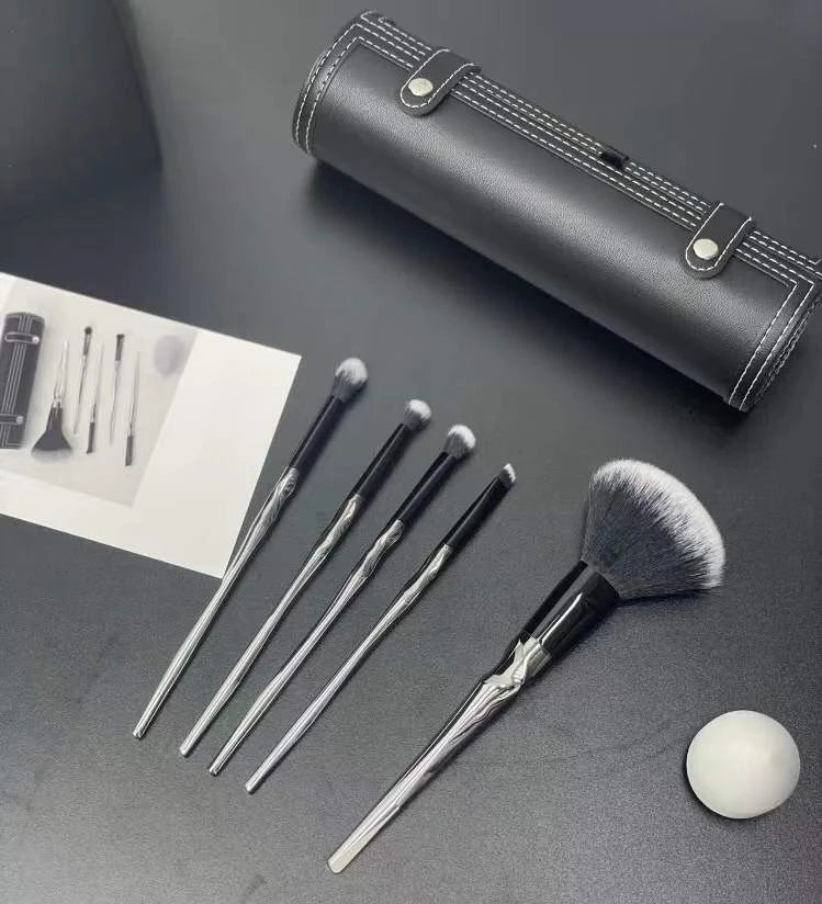 Professional 5-Piece Makeup Brush Set | Nylon Bristles