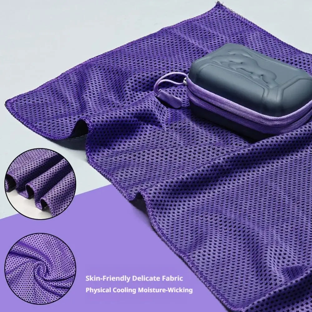 Cooling Towel for Sports & Yoga | Quick Dry Microfiber 30x80cm