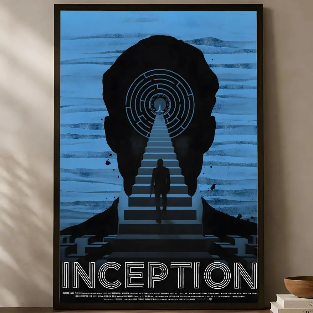 Inception Movie Poster – Self-Stick HD PVC Waterproof Wall Art