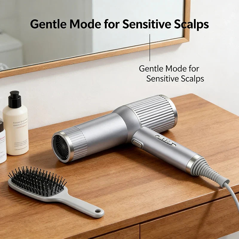 700W Ionic Hair Dryer with Diffuser | One-Touch Cool Shot